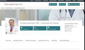 
							         Sundeep Mediratta, MD - Orlando Health								  
							    
