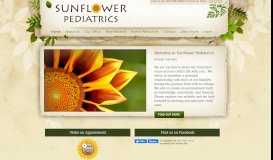 
							         Sunflower Pediatrics - Home								  
							    