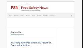 
							         Sunland Inc. | Food Safety News								  
							    