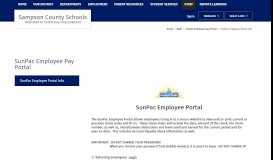 
							         SunPac Employee Pay Portal - Sampson County Schools								  
							    