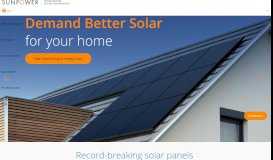 
							         SunPower Australia: Home & Commercial Solar Panel Company								  
							    