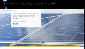 
							         SunPower Builds People Culture That Rocks - SAP News Center								  
							    