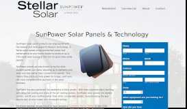 
							         SunPower Solar Panels - San Diego | Stellar Solar								  
							    
