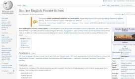 
							         Sunrise English Private School - Wikipedia								  
							    