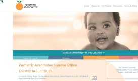 
							         Sunrise - Pediatric Associates								  
							    