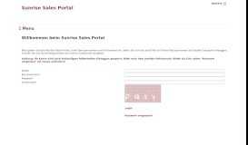 
							         Sunrise Sales Portal								  
							    