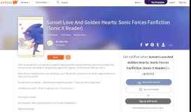 
							         Sunset Love And Golden Hearts: Sonic Forces Fanfiction ...								  
							    
