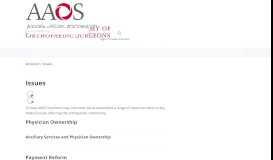 
							         Sunshine Act (Open Payments), Reporting, Advertising - AAOS								  
							    
