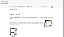 
							         Suntrol mobile for iPhone and iPad - Suntrol Portal								  
							    
