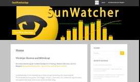 
							         SunWatcherApp | Speicherung, Darstellung und Auswertung der ...								  
							    