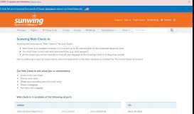 
							         Sunwing Airlines Web Check-in								  
							    