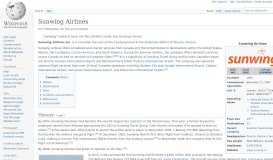 
							         Sunwing Airlines - Wikipedia								  
							    