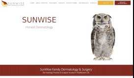 
							         SunWise Family Dermatology & Surgery: Dermatology Practices ...								  
							    
