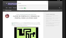 
							         Super 3D Portals 6: Demake de Portal para la Atari 2600 – PixFans								  
							    