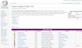 
							         Super League Under 19s - Wikipedia								  
							    