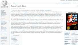 
							         Super Mario Bros. - Wikipedia								  
							    
