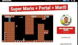 
							         Super Mario + Portal = Mari0								  
							    