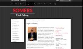 
							         Superintendent - Somers, CT - Somers Public Schools								  
							    