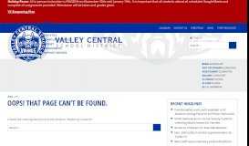 
							         Superintendent / Welcome - Valley Central School District								  
							    