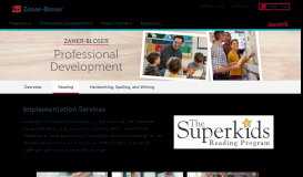 
							         Superkids Professional Development - Zaner-Bloser								  
							    