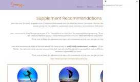 
							         Supplement Recommendations - Creative Mystic								  
							    