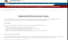
							         Supplemental Food Assistance Program (SNAP) - Cuyahoga Job ...								  
							    