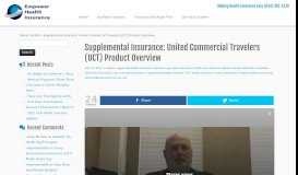 
							         Supplemental Insurance: United Commercial Travelers (UCT) Product ...								  
							    