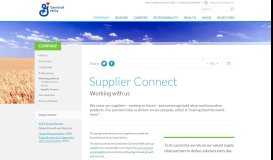 
							         Supplier Connect - General Mills								  
							    