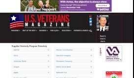 
							         Supplier Diversity Program Directory | US Veterans Magazine | A ...								  
							    