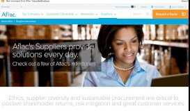 
							         Supplier Information - Aflac								  
							    