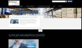 
							         Supplier Information Center | Gexpro Services								  
							    