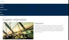 
							         Supplier Information - Cisco								  
							    