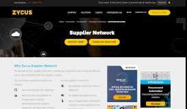 
							         Supplier Network - Zycus								  
							    