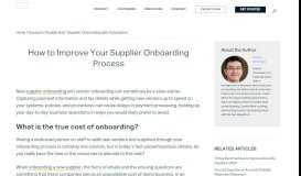 
							         Supplier Onboarding is Easy With AP Automation - Tipalti								  
							    