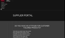 
							         Supplier Portal - AEG Power Solutions								  
							    