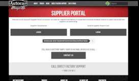
							         Supplier Portal | Autocar Trucks								  
							    