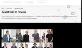 
							         Supplier Portal - Department of Finance WA								  
							    