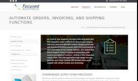 
							         Supplier Portal - Focused E-Commerce, Inc.								  
							    