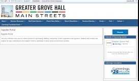 
							         Supplier Portal - Greater Grove Hall Main Streets								  
							    