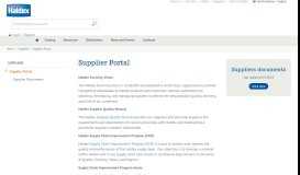 
							         Supplier Portal - Haldex								  
							    