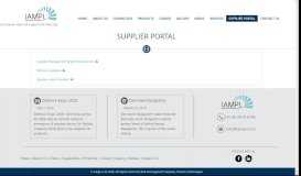 
							         Supplier Portal IAMPL								  
							    