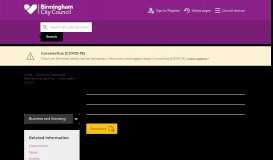 
							         Supplier Portal Invoice Processing | Birmingham City Council								  
							    