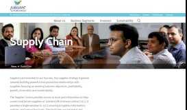 
							         Supplier Portal - Jubilant Life Sciences								  
							    