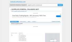 
							         supplier-portal.zalando.net at WI. Zalando Supplier-Portal								  
							    