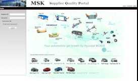 
							         Supplier Quality Portal								  
							    