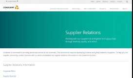 
							         Supplier Relations – Conduent								  
							    