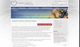 
							         Supplier Resource Portal — Phoenix Logistics								  
							    