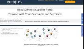 
							         Supplier Self-Service | Transact with Customers Online | Nexus								  
							    