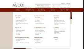 
							         Supplier Solution Registration and Application | Alcohol and ... - AGCO								  
							    