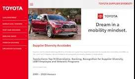 
							         Supplier Spotlight - Toyota Supplier Diversity								  
							    